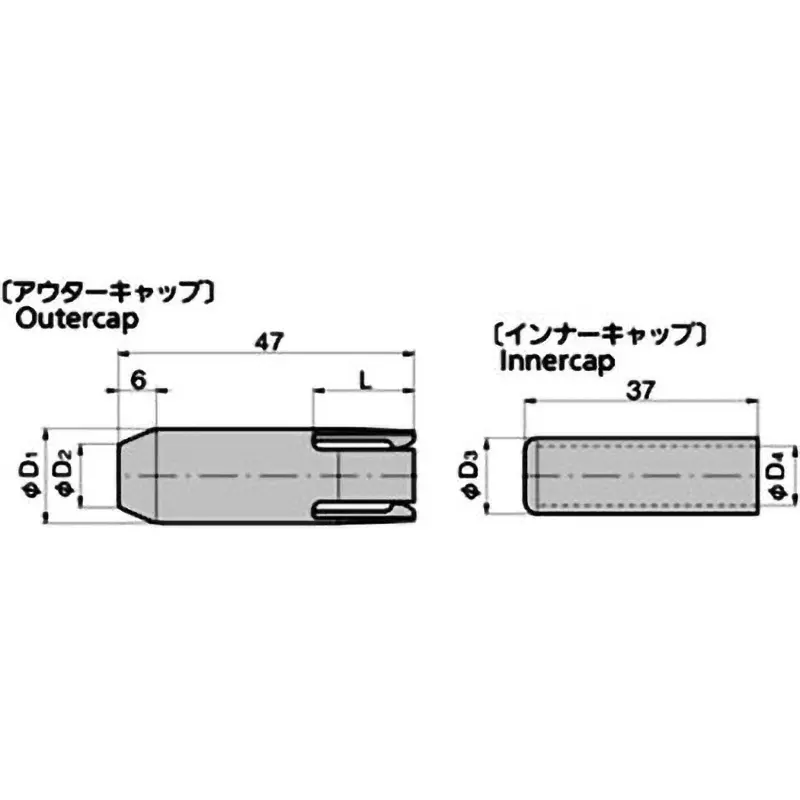 takigen-one-touch-resin-cap-for-rod-10-polyacetal-pom-elastomer-ac-25-gu-10