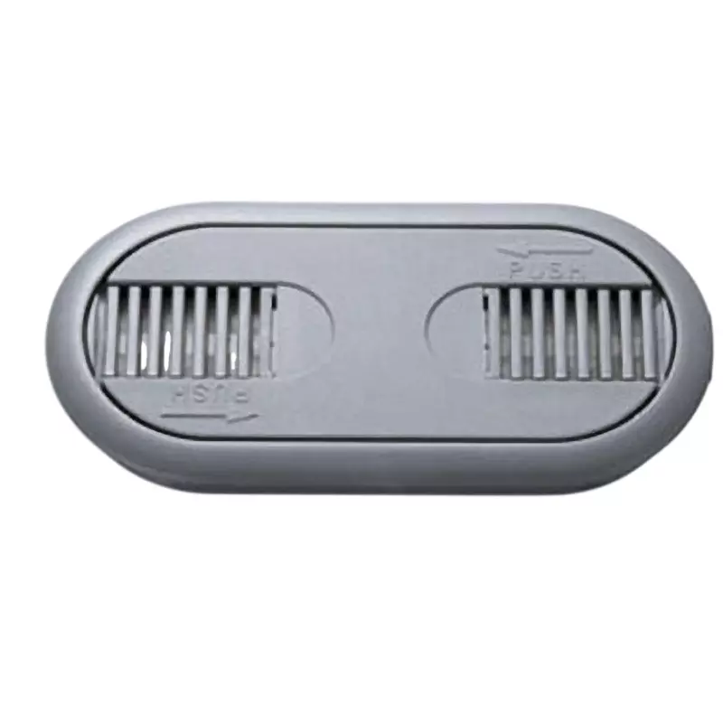 TAKIGEN Grommet With Shutter Polyamide 6 Light Gray, CP-30-PG-2