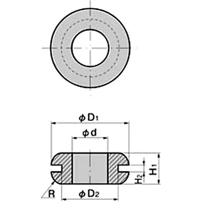 takigen-grommet-epdm-3-mm-inner-diameter-c-30-kg-74-1-ep-ul