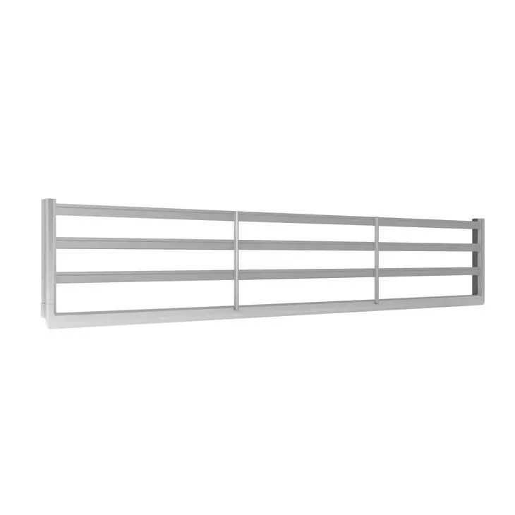 Hafele Ventilation Grill Silver 65x391x12.5 mm, 571.83.900