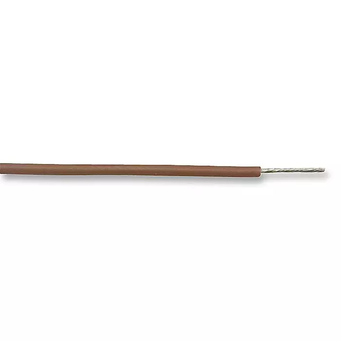 ALPHA WIRE Hook Up Wire WIRE, ECO, 24AWG, BROWN, 30.5M, 6712 BR005