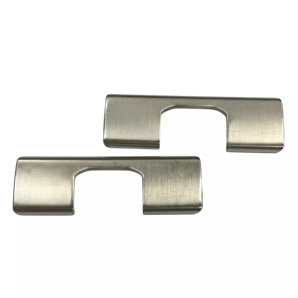 Ebco Cup Cover Nickel Plated Finish Metal Body for Slow Motion Hinge 'S' Click On, HSMSA-CC1 (Set of 2)