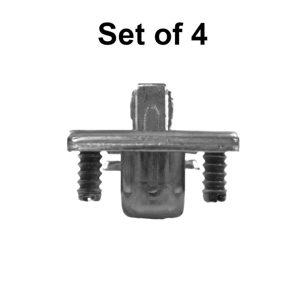 Ebco Dowel for Hinge Euro Type, White Finish, Hole Centre Distance 32 mm, E-HD1 (Set of 4)