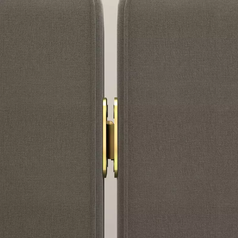 Ebco Sofa Connector 2 Zinc Yellow Finish, Size 87 x 48 x 65 mm, SOC2 (Set of 2)