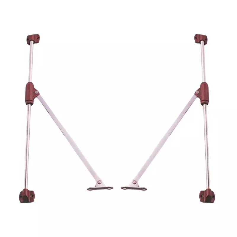 Ebco Flap Stay Brown Finish and 12 Kg Load Capacity (Set of 2)