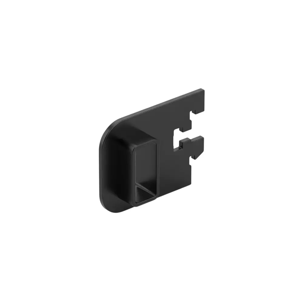 Ebco Mild Steel Bracket Rectangular Shape Anthracite Finish and Size 75 mm for Horizontal Hanger, DSS-RHB1