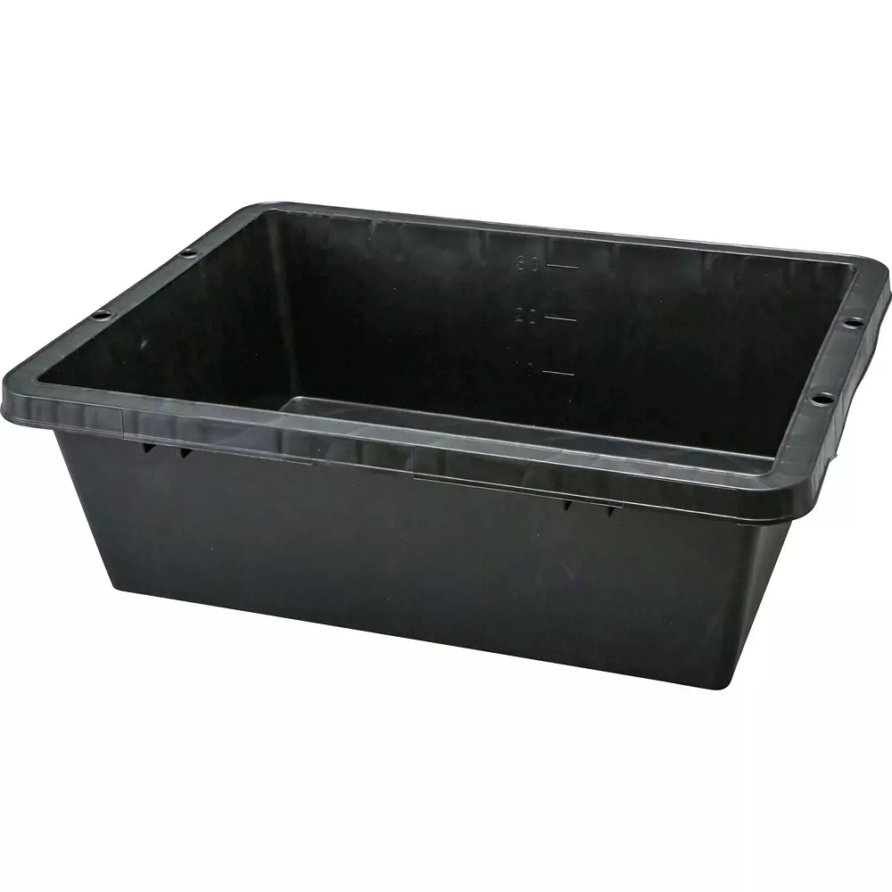 MonotaRO Toro Boat Recycled material (PP / PE mixed recycled material) Black 40 L Capacity, TB40BK