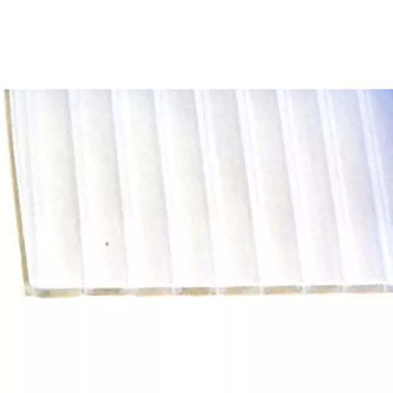 MonotaRO Plastic Corrugated Board 4 mm White 4 mm Thickness, 86461017 (Set of 5 Pcs)