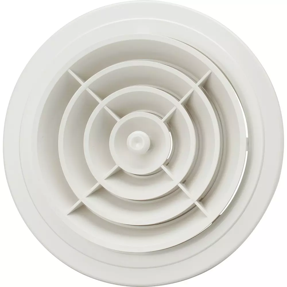 MonotaRO Round Vent Cover Front and rear knob type 150 mm Nominal Diameter, 3921218