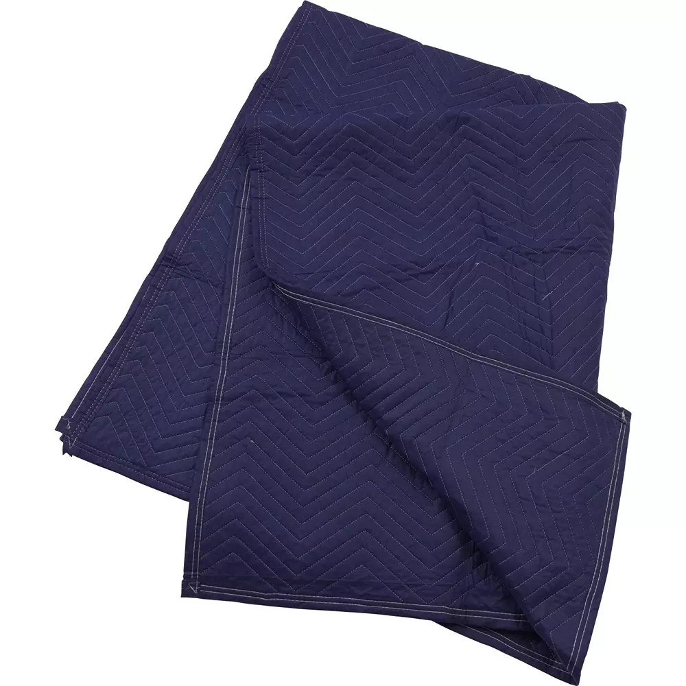 MonotaRO Non-Woven Quilted Moving Blanket Blue About 3 mm Thickness, 1.8x2.7