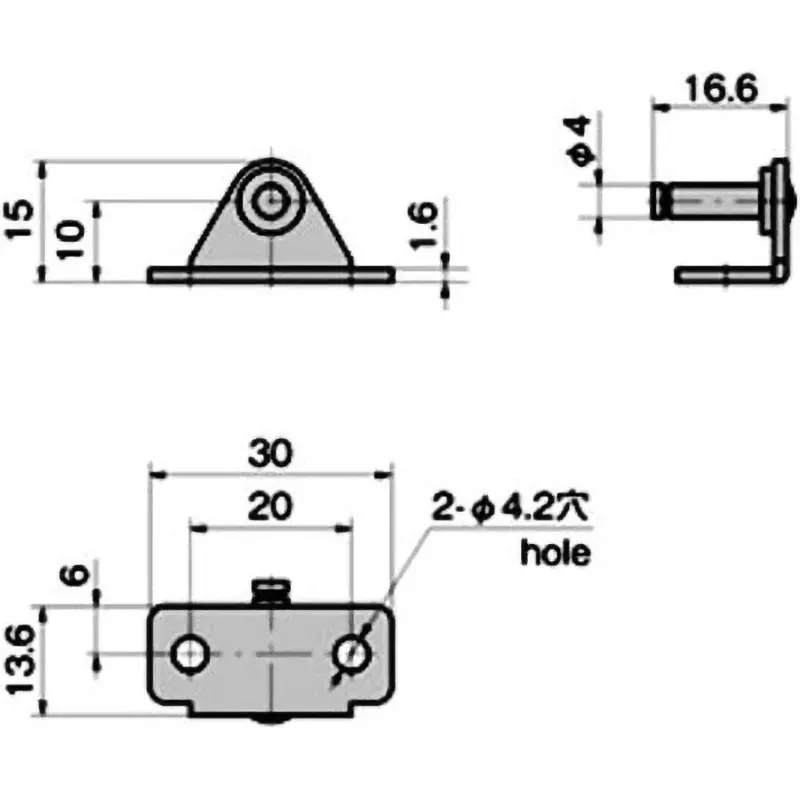 takigen-bracket-for-bp-498-steel-plate-cold-commercial-spcc-b-498-a