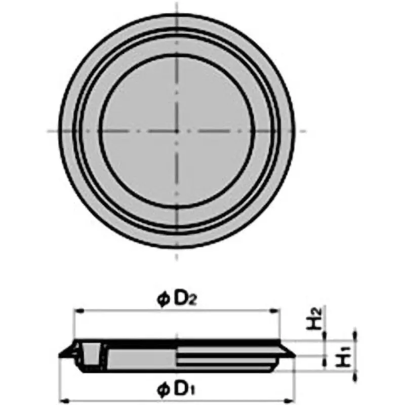 TAKIGEN Hole Cap Grommet Polyethylene Black, CP-30-HC-35
