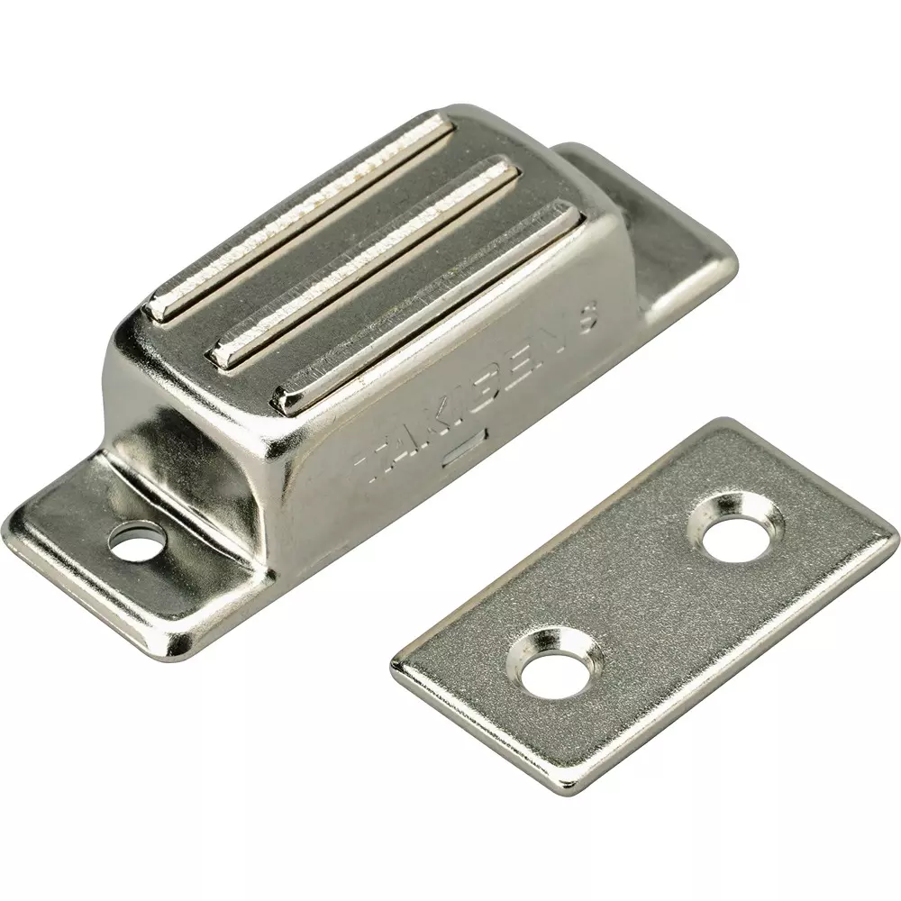 TAKIGEN Super Magnet Catch (Vertical) Ferrite & Cold Rolled Steel Plate (SPCC), C-100-A-2