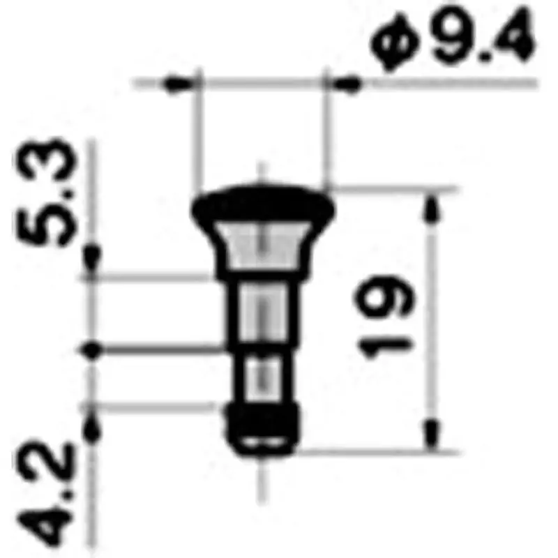 TAKIGEN Nylatch Polyamide & Polycarbonate (MAX)10.9 mm Mini, CP-522-3-5 Black (Pack of 10)