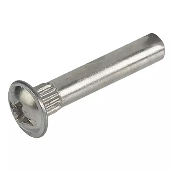 Hafele Threaded Sleeve Nickel Plated M4 5x27 mm, 267.01.715
