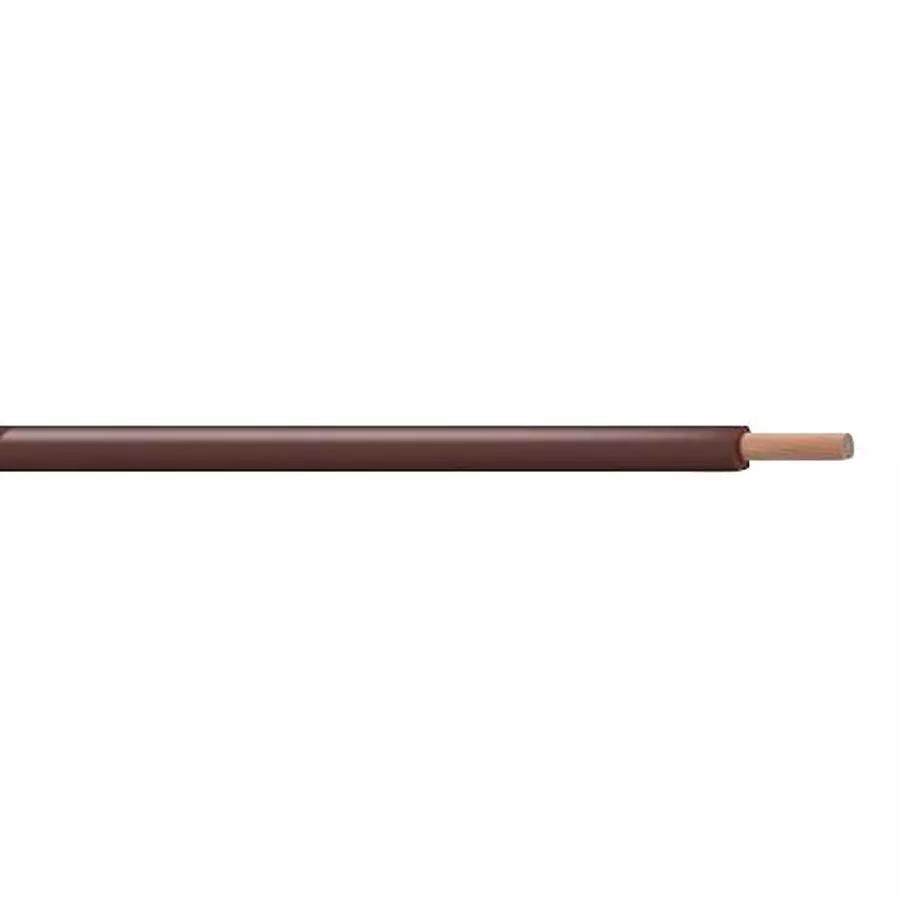 MULTICOMP PRO Hook Up Wire FLEX WIRE, H05V-K, 0.5MM2, BROWN, 100M, PP000464