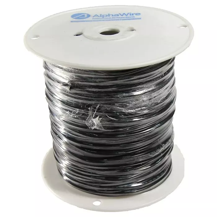ALPHA WIRE Hook Up Wire WIRE, WHT, 20AWG, 10/30AWG, 30.5M, 3053 WH005