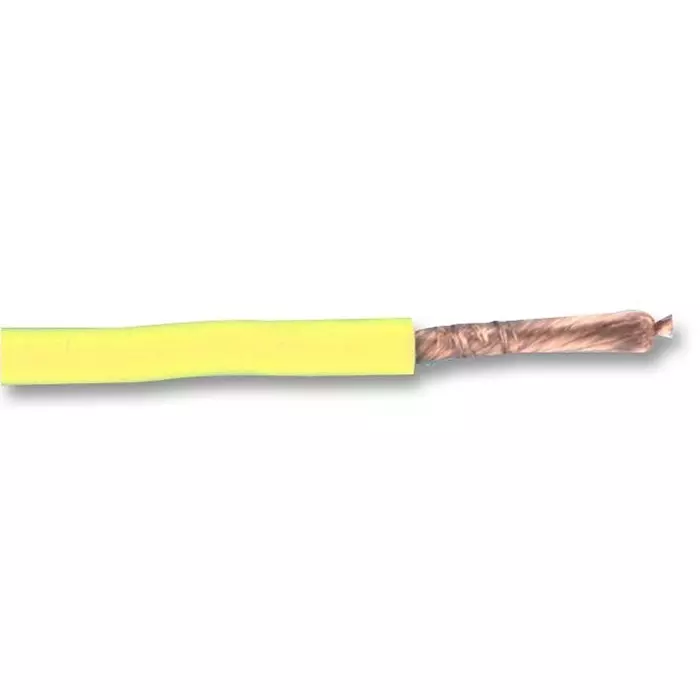 Staubli WIRE, SILICON, YELLOW, 0.50MM, 25M, 61.7605-24 (Pack of 25)