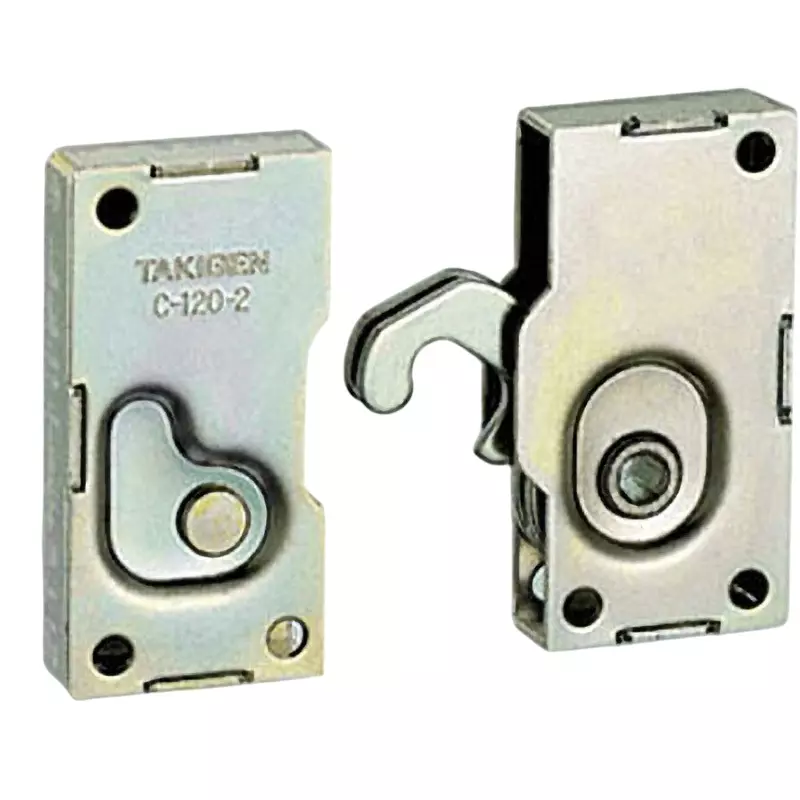 TAKIGEN Dual Lock Zinc Plated Chromate Treatment 75 mm Width, C-120-2