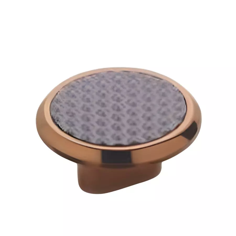 Altitude Drawer Knob Standard Size Metal Body PVD R.Gold/Gray Finish for Home & Office Furniture, A-805