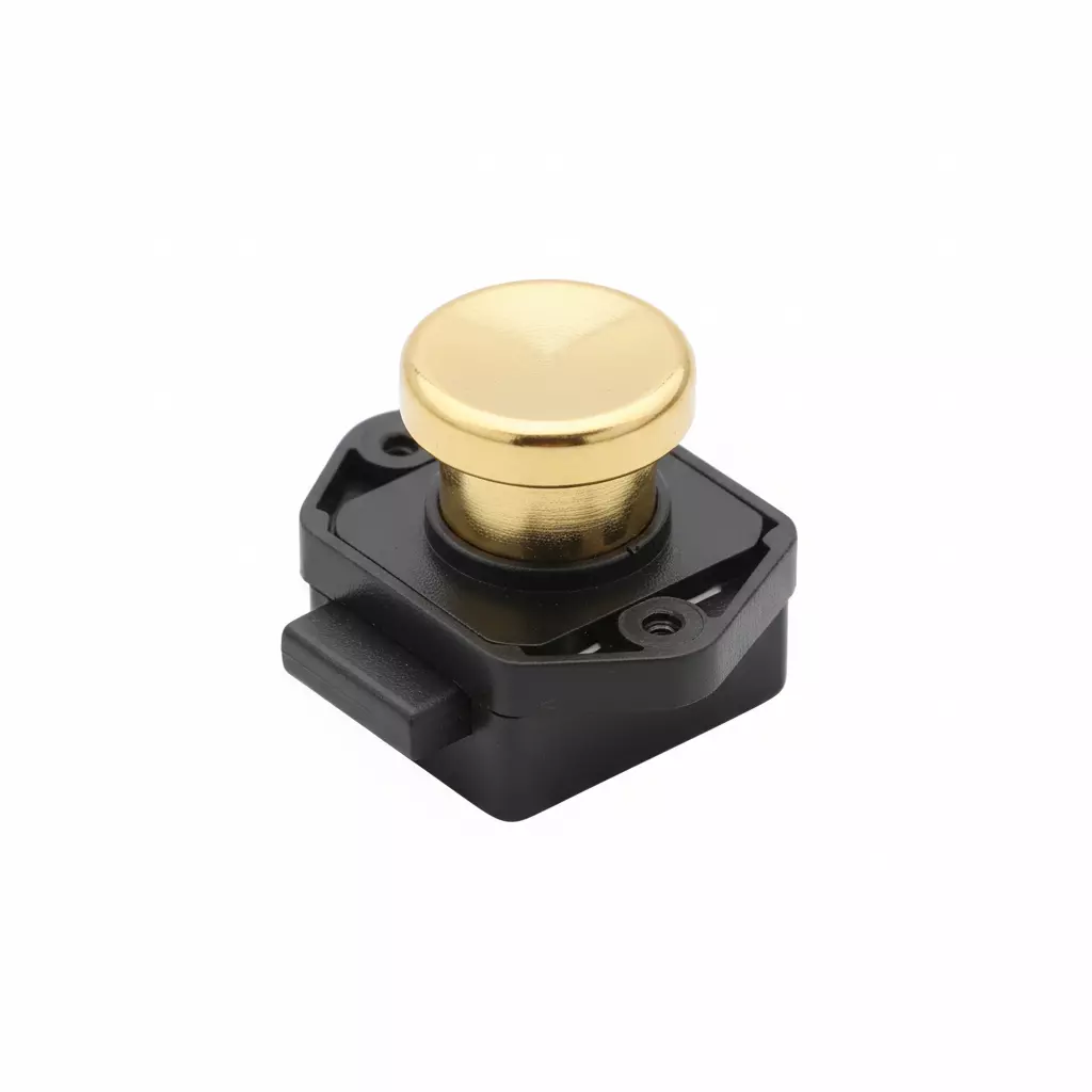 Altitude Drawer Knob Push Series Standard Size Metal Body PVD Gold Finish for Home & Office Furniture