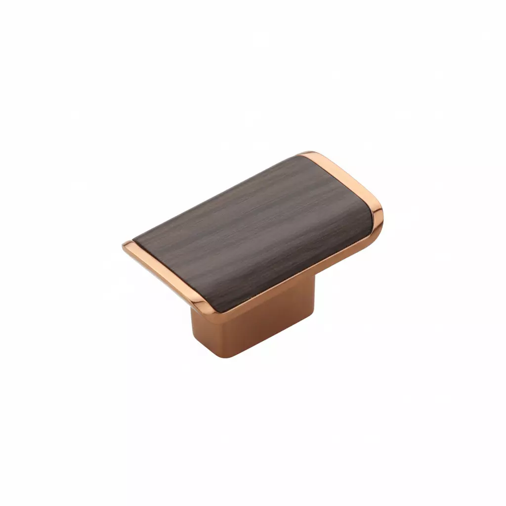 Altitude Drawer Knob Metal Body RG/Wenge Finish for Home & Office Furniture, 678