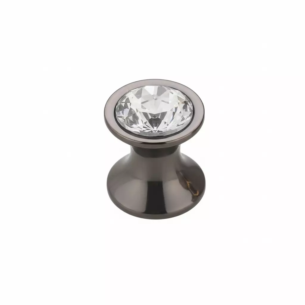 Altitude Drawer Knob Standard Size Metal Body Black Finish for Home & Office Furniture, 1433