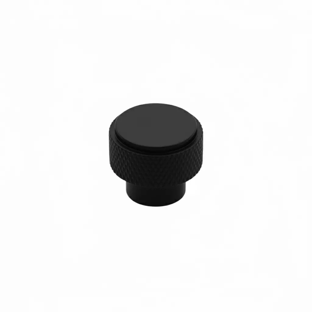 Altitude Drawer Knob Small Size Metal Body Black Finish for Home & Office Furniture, 3540