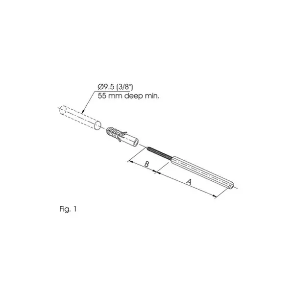 Ebco Wall Shelf Rod Zinc Yellow Finish, Size 100 mm, WSR-100