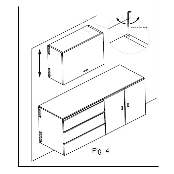 Ebco Cabinet Hanger Mocha Finish and 300 Kg Per Pair Load Capacity and Size 141x21 mm, CHC1 (Set of 2)