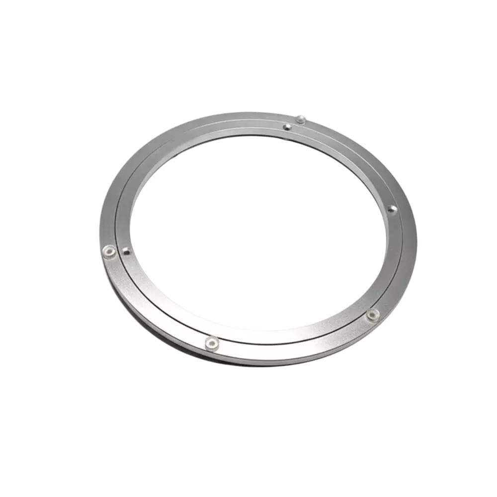 Ebco Turn Table Mechanism 3 Glass Zinc White Finish for Turning Tables or Swivel Units, TTM3G-14