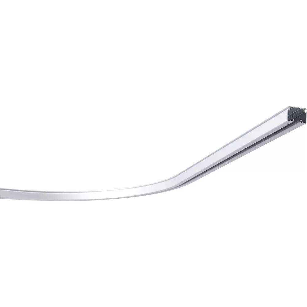 MonotaRO Curved Aluminum Curtain Rail, Load Capacity 30 Kg, 63398888