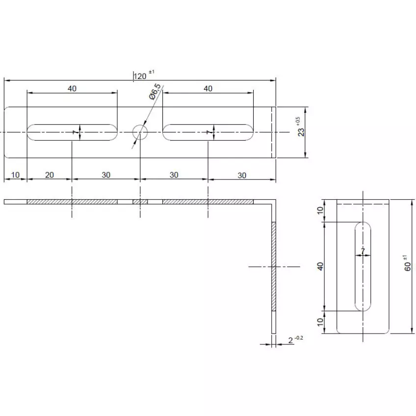 monotaro-l-shaped-bracket-made-of-stainless-steel-mass-about-51-g-wall-thickness-20-mm-hole-diameter-65-slot-diameter-7x40-43709367