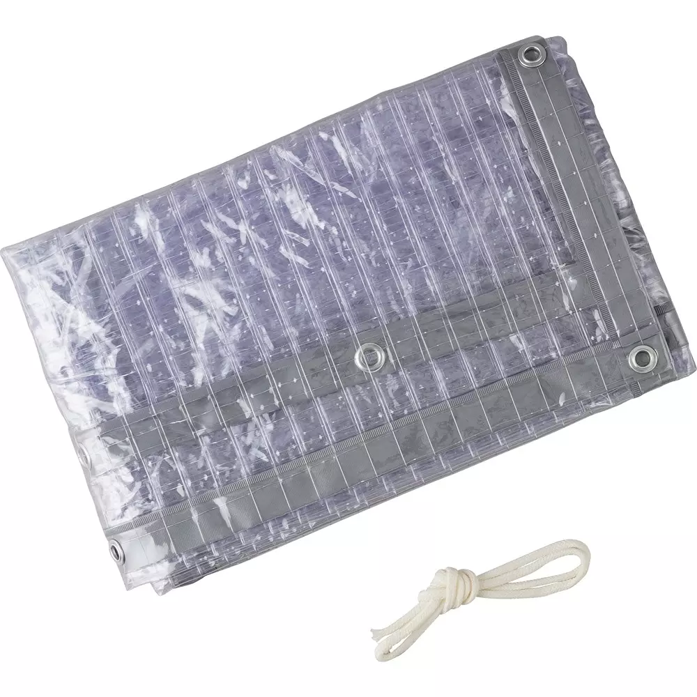 MonotaRO Thick Vinyl Curtain With Threads Film part: Approx. 0.3 mm Thread crossing part: Approx. 0.45 mm, 21105396