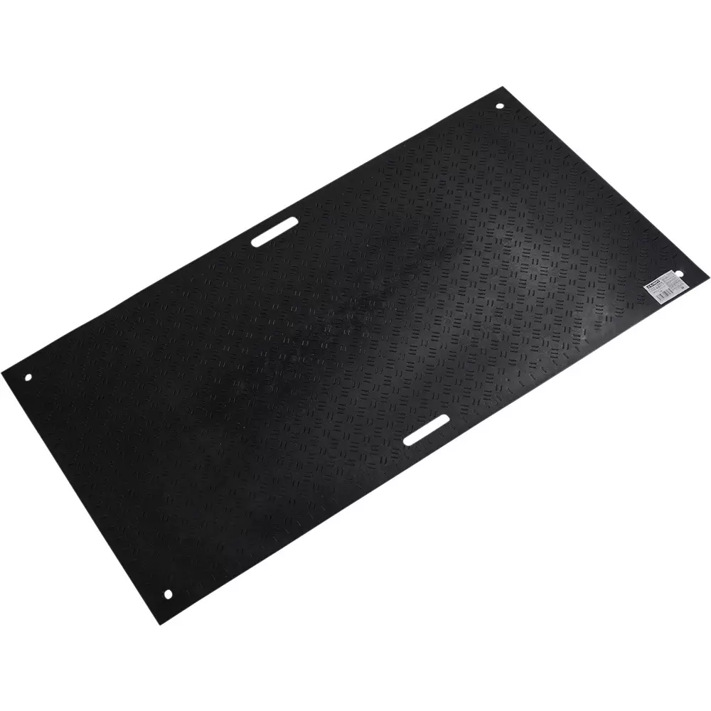 MonotaRO Ribbed Plastic Floor Plate Wood plastic Black 15 (core thickness 13mm + non-slip 2mm) mm Thickness, 60298729