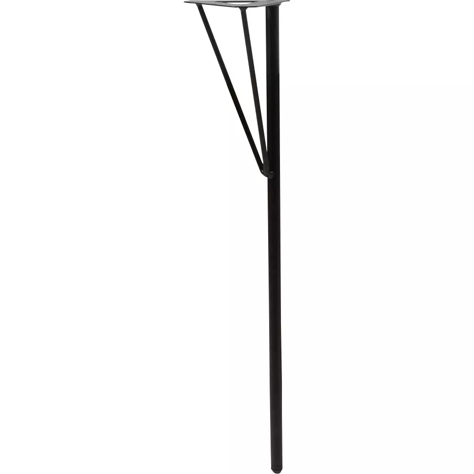MonotaRO Table Legs Made of Steel Steel 145.1x197.6x690 mm, 690 Black