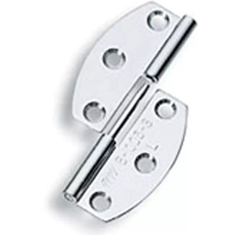TAKIGEN Stainless Steel Oval Type Hinge (Total Length = 31), B-1005-3-L