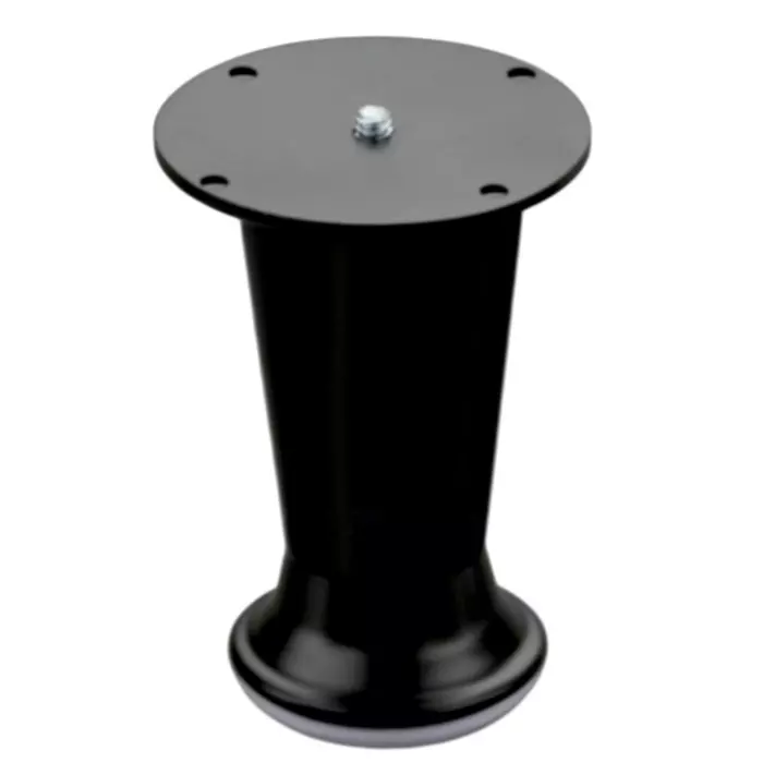 Paras MARSHAL Stainless Steel Sofa Leg Black + Black Finish, NO. 252 (Height: 3 - 6 Inch)