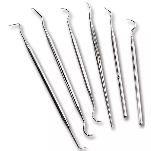 MULTICOMP PRO Spring Hooks PROBE, STAINLESS, SET OF 6, DT5197