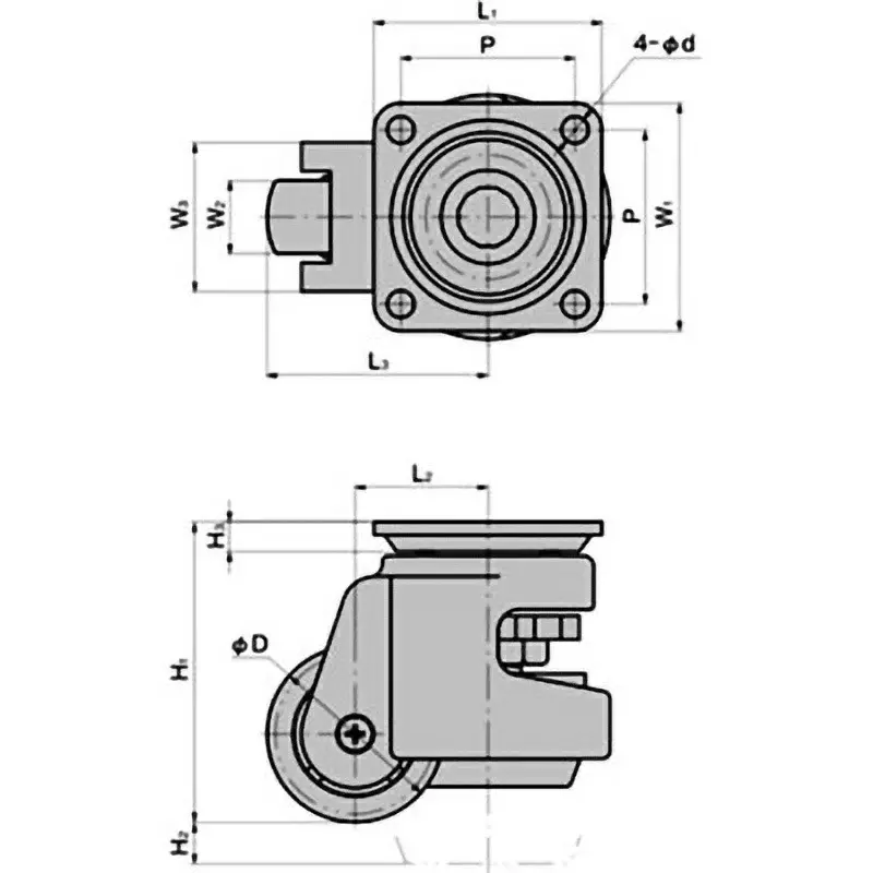 TAKIGEN Carry Master Aluminum Alloy 3332(N/1) Allowable Load, K-92-600F