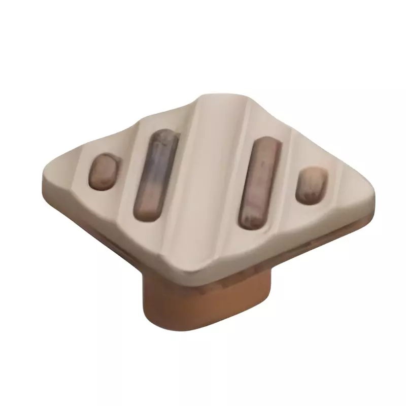Altitude Drawer Knob Standard Size Metal Body Wooden/Satin Finish for Home & Office Furniture, A-801