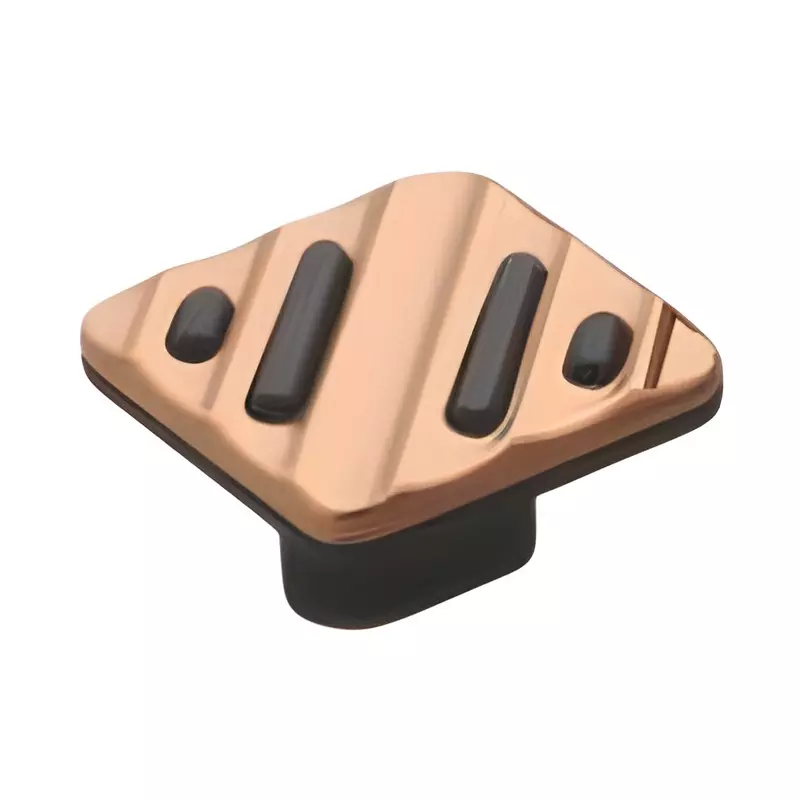 Altitude Drawer Knob Standard Size Metal Body PVD RG/Black Finish for Home & Office Furniture, A-801