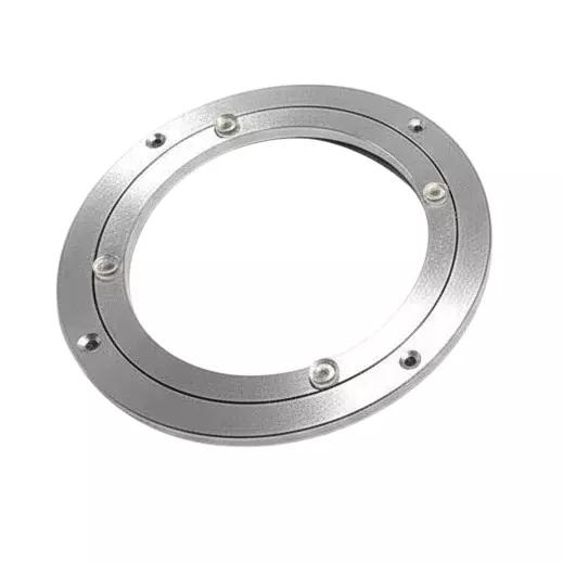 Ebco Turn Table Mechanism 3 Glass Zinc White Finish for Turning Tables or Swivel Units