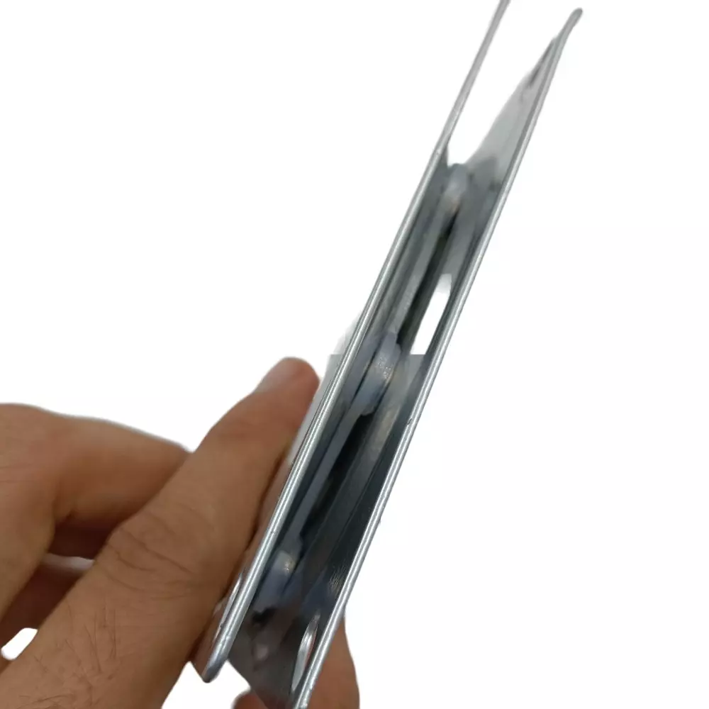 Ebco Turn Table Mechanism Silver Finish, Size 200 x 200 x 20 mm for Turning Tables or Swivel Units, TTM-200