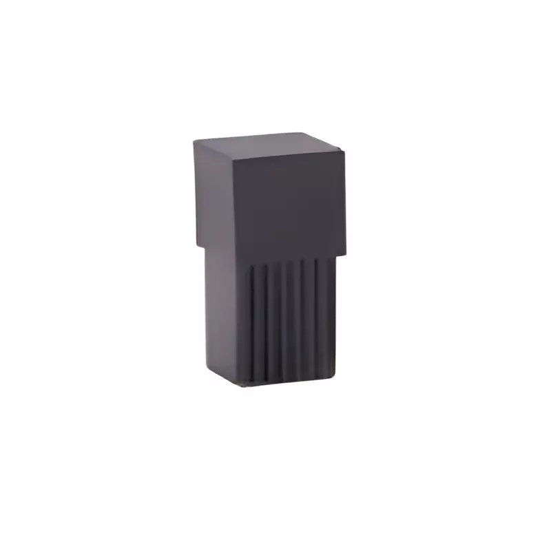 Ebco Cube Shelving Connector Base Black Finish and 53 x 18 x 18 mm Size for Cube Shelving System, CSPC-B