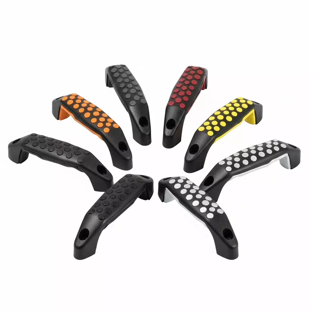 DAVIES MOLDING Two Point Pull Handle Thermoplastic Elastomer (TPE) 146.05 mm Length, 4570BR