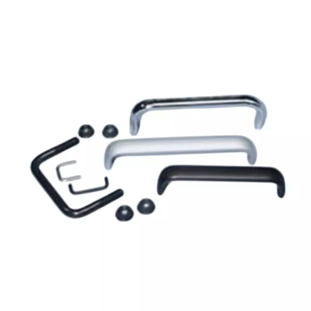 RAF ELECTRONIC HARDWARE Oval Internal Thread Handle Aluminum 114.3 mm Length, 8370-1032-A-24