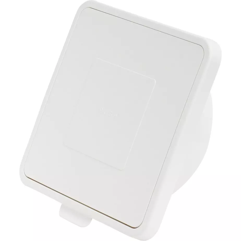 MonotaRO Air Vent Push Register ABS Resin White 100 mm Inner Diameter, ALM-150