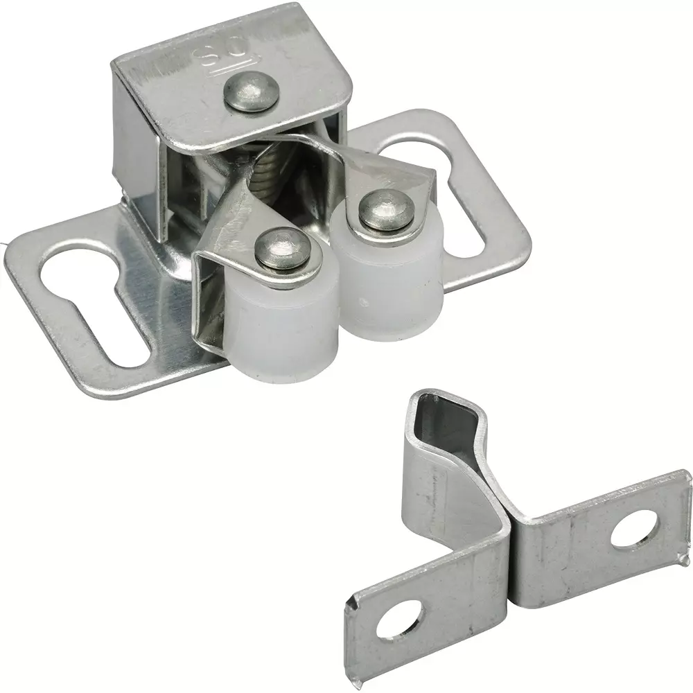 TAKIGEN Stainless Roller Catch Cold Rolled Stainless Steel & Polyethylene, C-1051-1