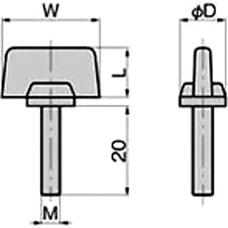 takigen-stainless-plastic-color-bow-bolt-m5-polyamide-stainless-steel-rod-cp-1211-3m5